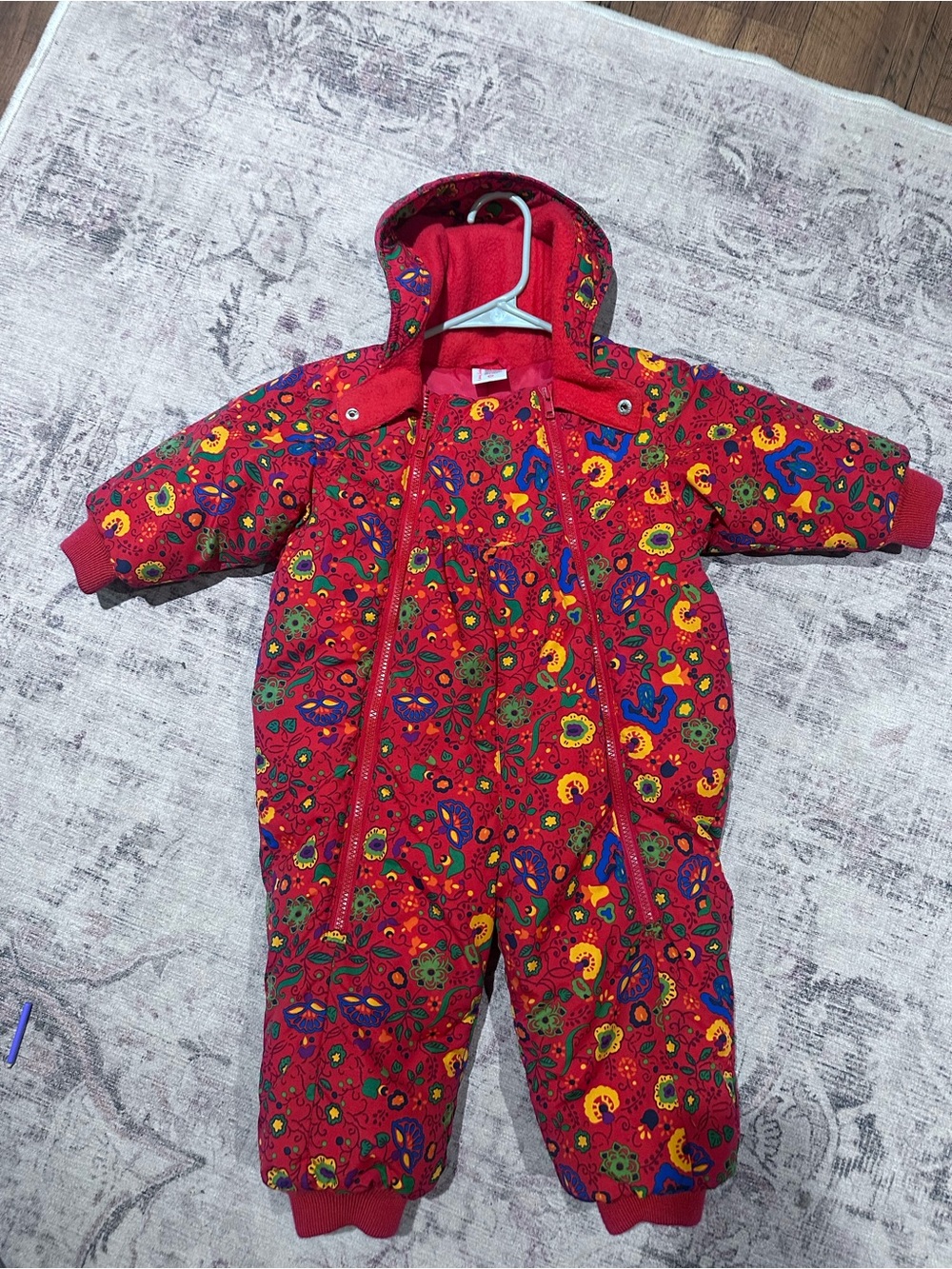 Hanna Andersson floral snowsuit